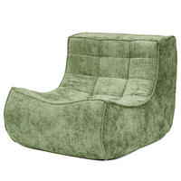 SESSEL - Bouclé - Grün, Textil (87/70/102cm) - home24