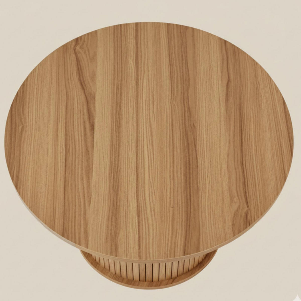 COUCHTISCH Scava Ø 70/40 cm - Braun, Holzwerkstoff (70/70/40cm) - EDAXO