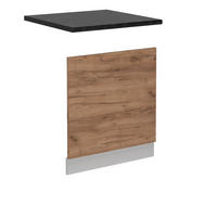 FRONTBLENDE R-Line Goldkraft Eiche 60 cm AP Anthrazit - Eiche Wotan/Weiß, Holzwerkstoff (60/57.2/1.6cm) - Vicco