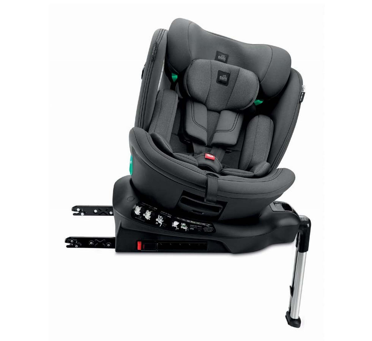 KINDERAUTOSITZ GT I-Size drehbarer Autositz - Schwarz, Kunststoff (62/80/45cm) - Cam il Mondo del Bambino S.p.A.