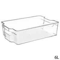 KÜHLSCHRANK-AUFBEWAHRUNGSBOX Smart Fridge, PET-Kunststoff, Transparent, 6 L - Transparent, Kunststoff (21/8.8/31.5cm) - 5five Simply Smart