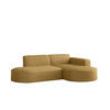 ECKSOFA Palma Xs In Scala - Gelb, Holzwerkstoff/Textil (236/165cm) - Fun Möbel