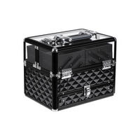 KOSMETIKKOFFER - Schwarz, Holzwerkstoff (23.5/20/30cm) - Hansiro