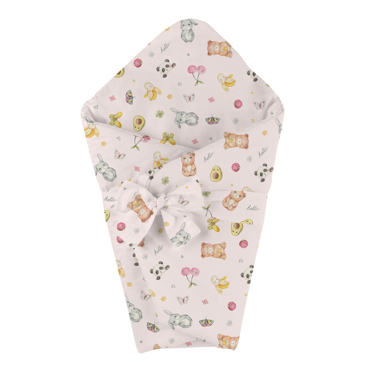 BAMBUSOVA posteljnina za dojenčke Candycute - roza, tekstil (75/75cm) - waldin