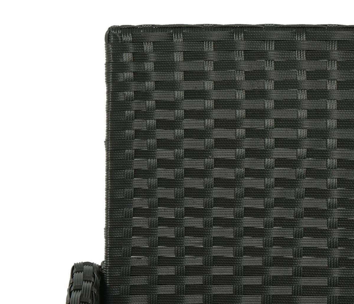 POLY-RATTAN GARTENSTUHL Schwarz, Hellgrau - Hellgrau/Schwarz, Kunststoff (53/88/53cm) - MCW