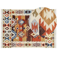 KELIM-TEPPICH Vosketap 230/160 cm - Multicolor, Textil (160/230cm) - Beliani