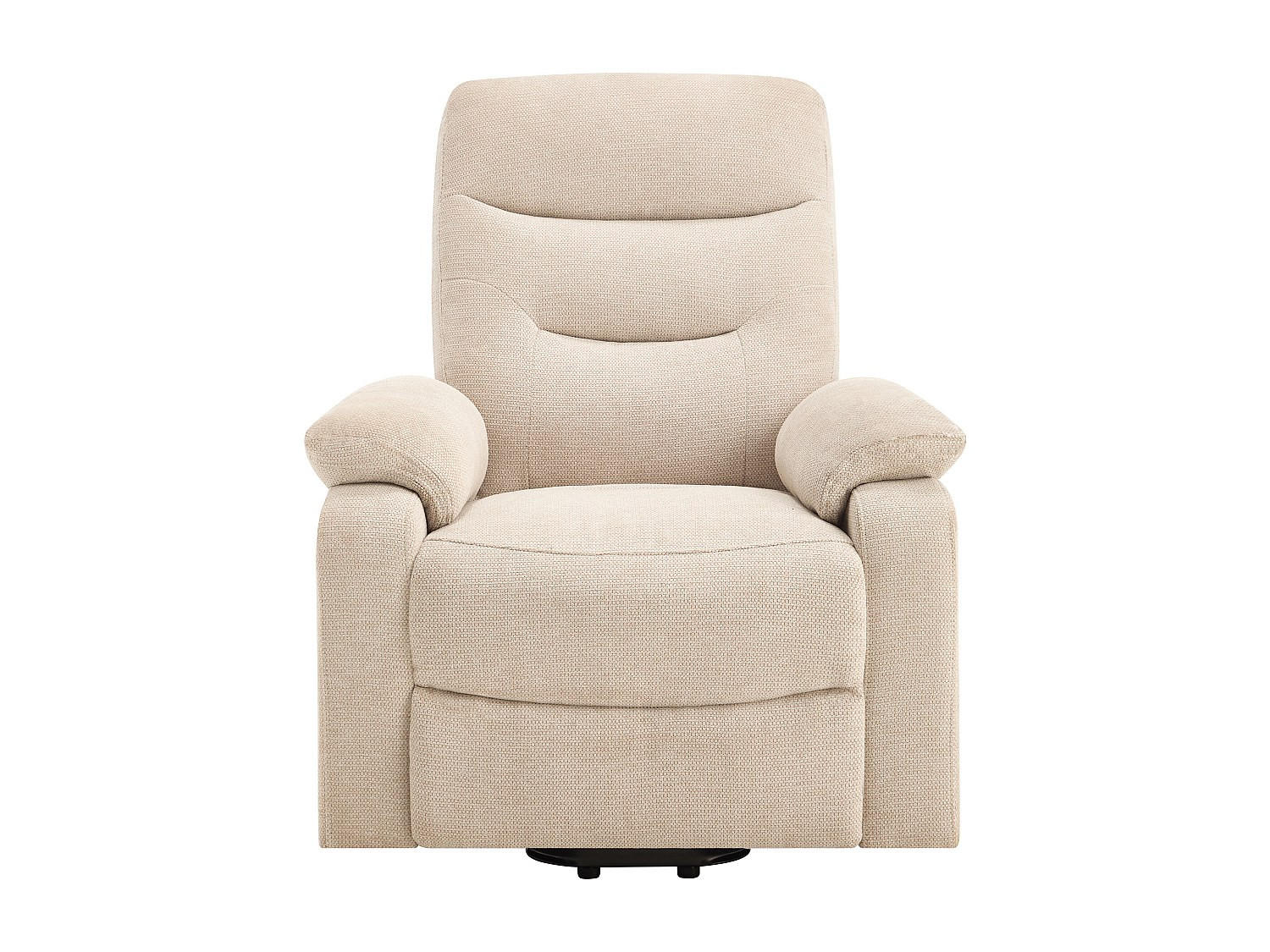 MASSAGESESSEL - 1 Person - stoff - beige Flunel - Beige, Textil/Metall (84.5/106/94.5cm) - Vente-Unique