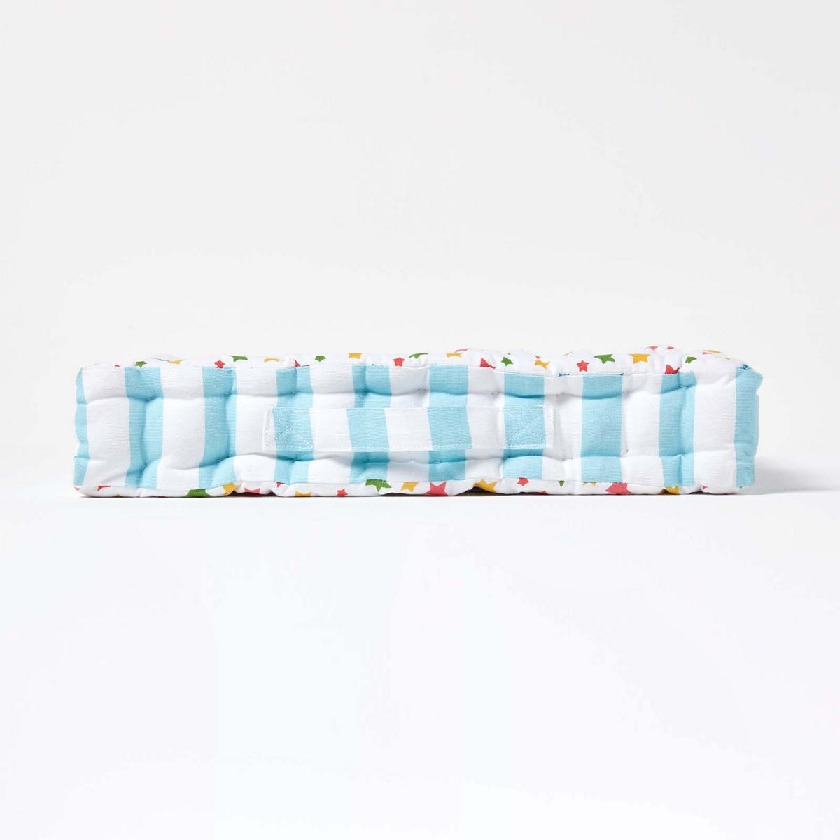 SITZKISSEN Sterne bunt 40/40/8 cm - Multicolor, Textil (40/40/8cm) - Homescapes