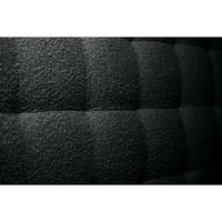 KOPFTEIL gepolstert - Gesteppt – schwarzer Bouclé-Stoff - 90 cm - Beige/Schwarz, Karton/Holz (90/120/10cm) - Sommeil de Plomb