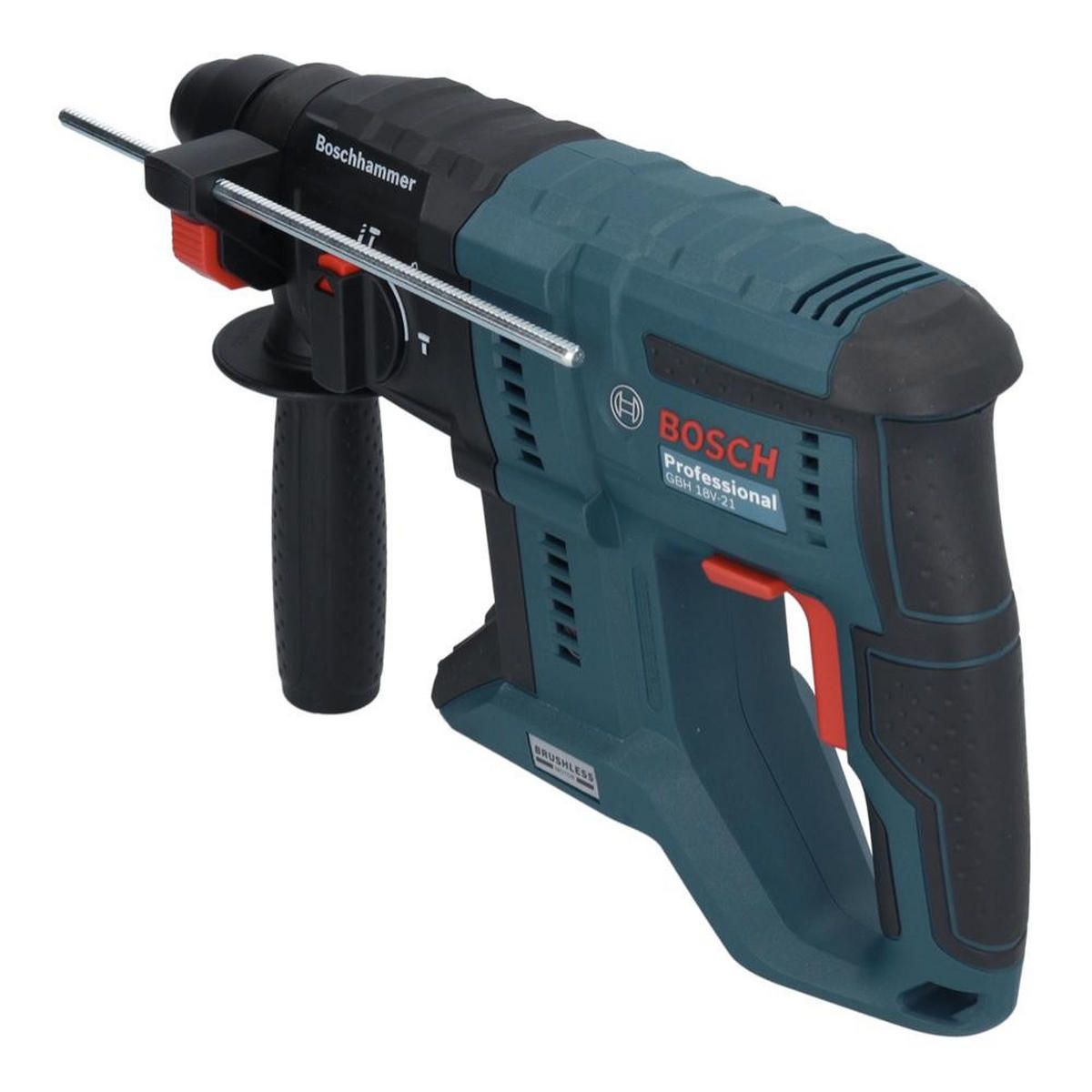 BOSCH GBH 18V-21 Professional Akku Bohrhammer 18 V 2,0 J SDS plus ( 0611911100 ) Brushless Solo - ohne Akku, ohne Ladegerät - Multicolor, Kunststoff (35/22/11cm) - Bosch Professional