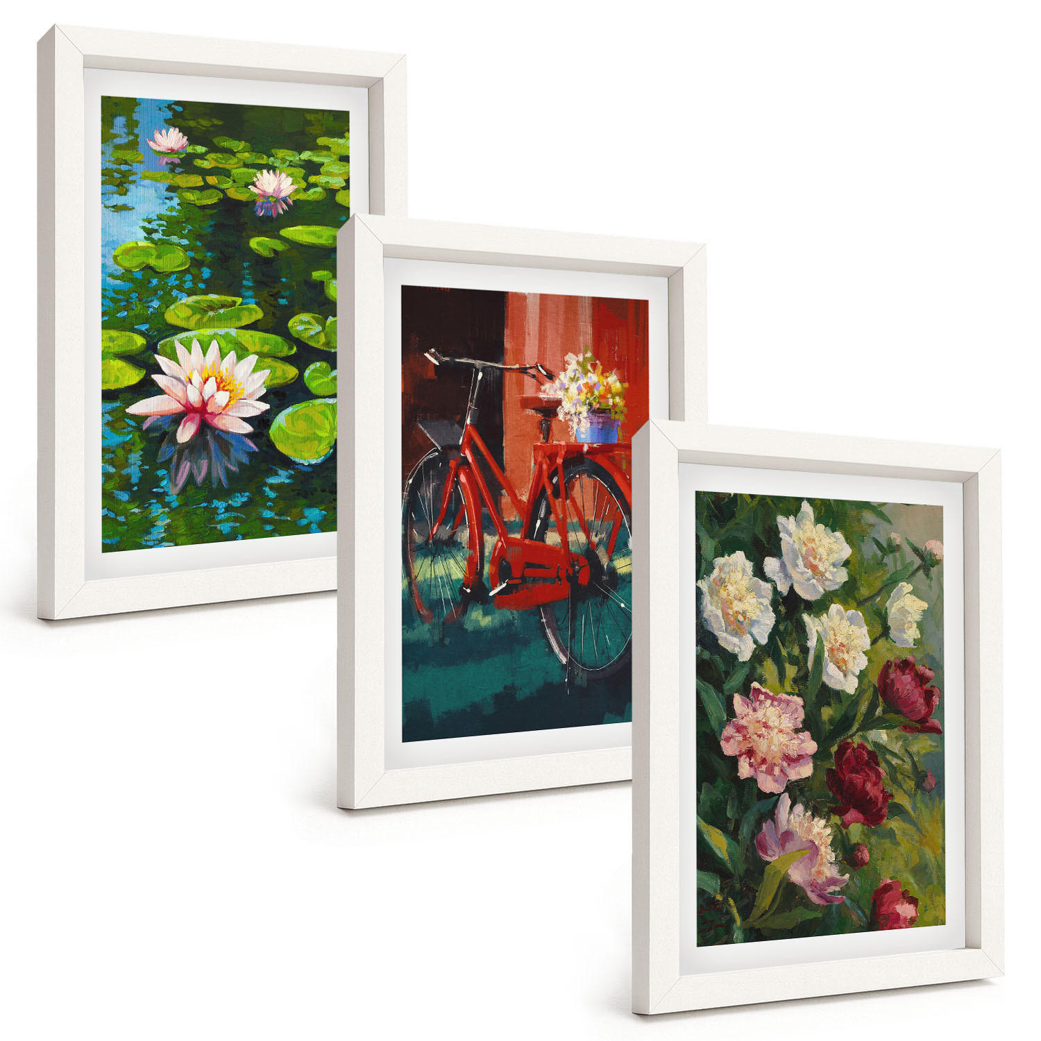 Tulup Bilder Weiß 20x30 cm