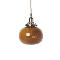 LED-HÄNGELEUCHTE Mokka 4W 13/13/17-150 cm - Mokka, Glas (13/13/17cm) - Authentics