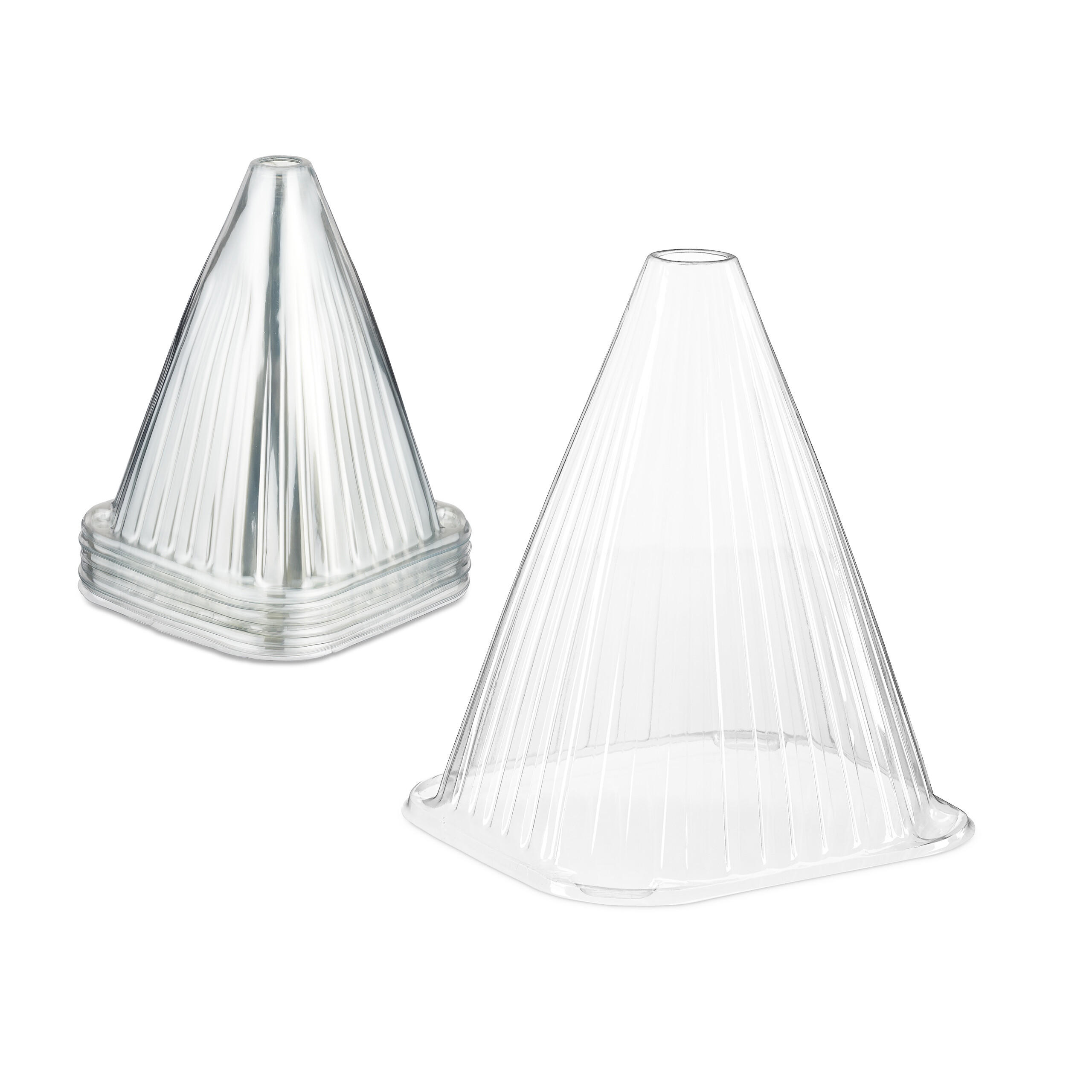 32XZÁHRADNÝ kryt - priehľadné, plast (19/22/19cm) - Relaxdays