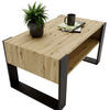 COUCHTISCH Karo92 92/45/53,6 - Eiche Artisan, Holzwerkstoff (54/92/45cm) - RAUMHIRSCH FURNITURE