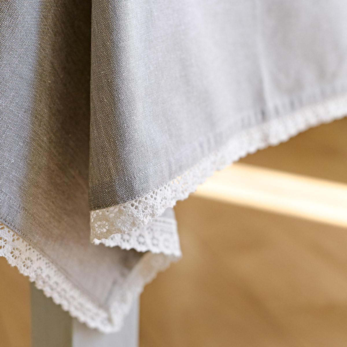 TISCHTUCH Asen grau 130/180 cm - Grau, Textil (130/180cm) - Homla