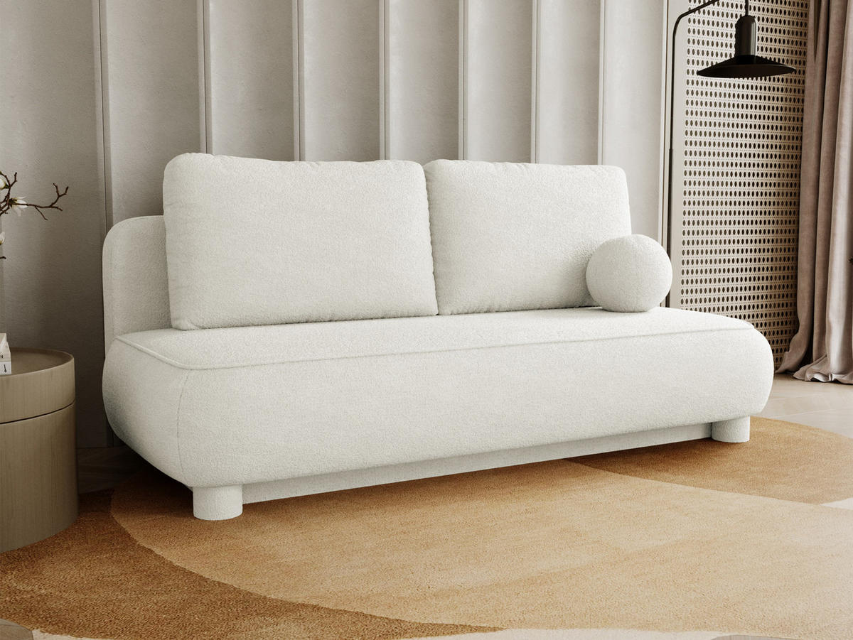 SCHLAFSOFA Gaja - Creme, Holz/Textil (209/96/96cm) - MIRJAN24