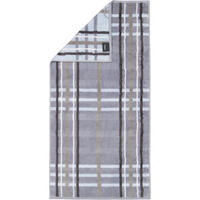 HANDTUCH NOBLESSE CHECK 1089 NORDIC BLUE - 11 - Blau, Textil (50/100cm) - Cawoe