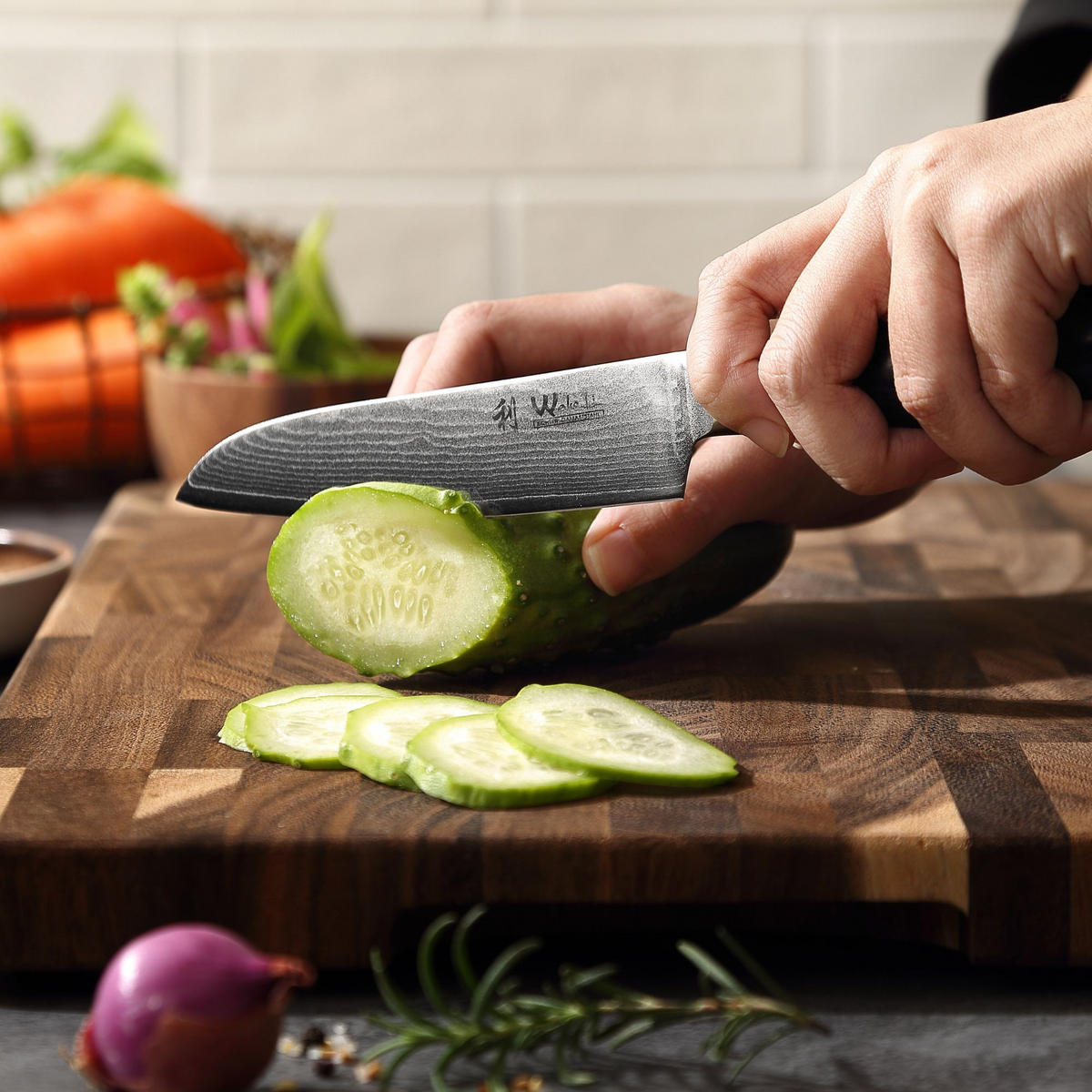 MESSERSET 4-tlg. 8–18 cm - Schwarz, Metall - Wakoli