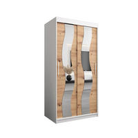 SCHWEBETÜRENSCHRANK 200/100/62 2-türig - Silberfarben/Eiche Artisan, Holz/Kunststoff (100/200/62cm) - Abiks Möbel