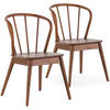 STUHL 2er-Set Brisa Walnussfarbe, Massivholz - Walnussfarben, Holz (47/83/59cm) - VS Venta-stock