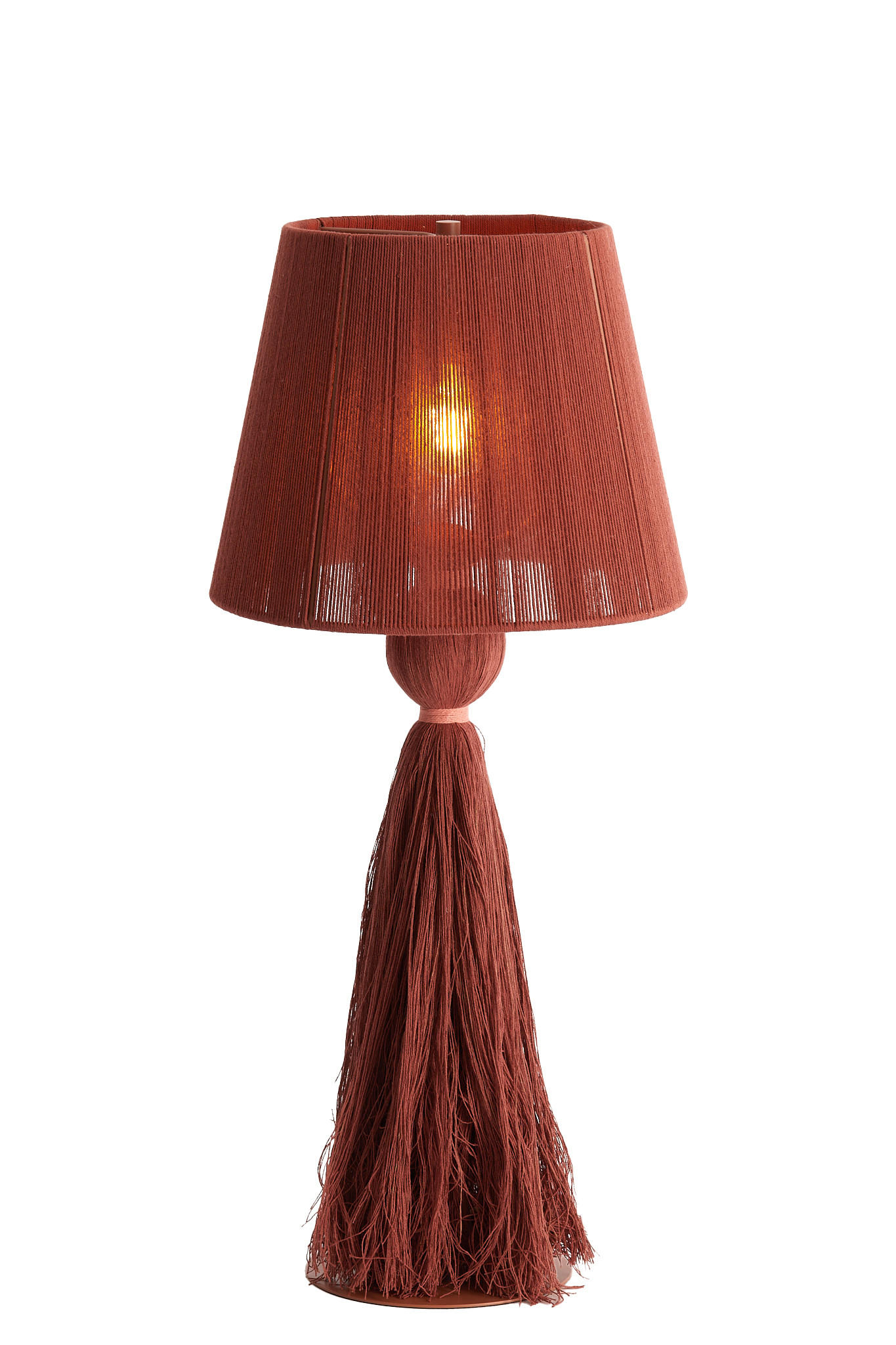 TISCHLAMPE Espino Orange Ø31/58 cm - Orange, Metall (31/31/58cm) - Light & Living