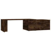 COUCHTISCH Räuchereiche 150x50x35 cm Holzwerkstoff - Mooreichefarben, Holzwerkstoff (50/150/35cm) - furnicato