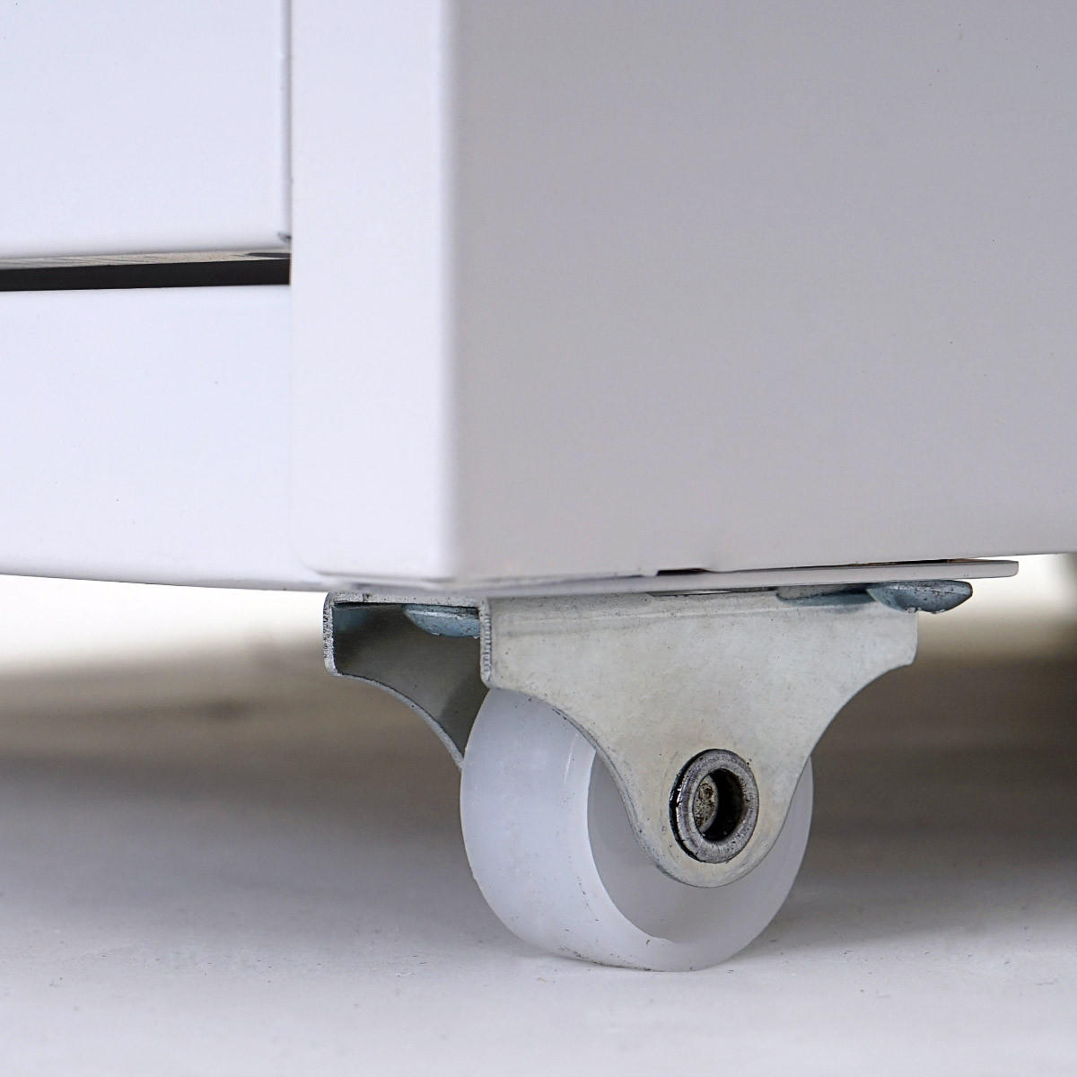 ROLLCONTAINER Housten 69x28x41cm 5 Schubladen Weiß - Weiß, Metall (28/69/41cm) - PROREGAL