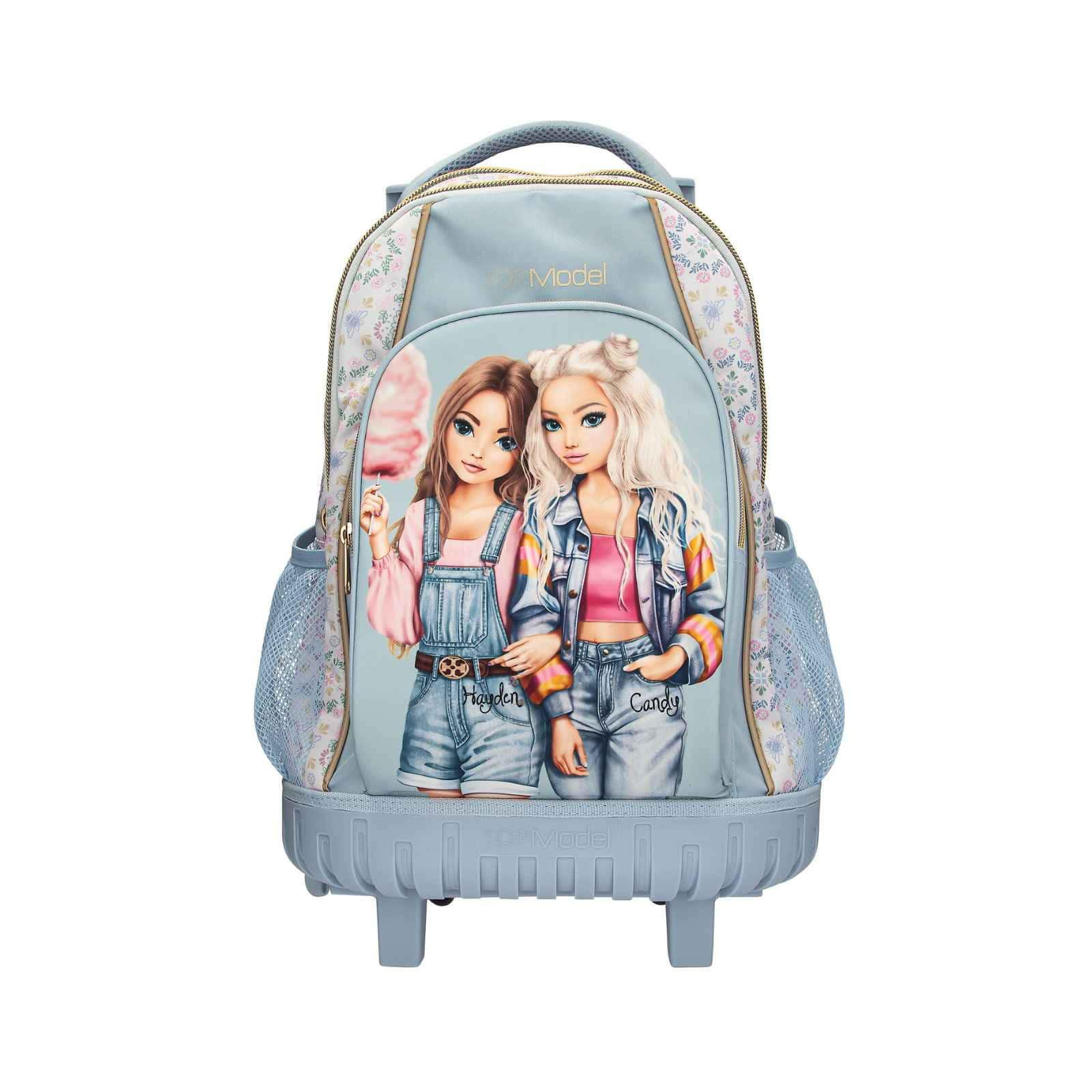 SCHULRUCKSACK TROLLEY MY BFF TOPModel hellblau 23 x 34 x 54 cm - Hellblau, Textil (32/25cm) - Depesche Germany