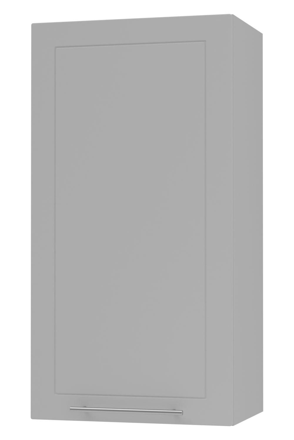 KÜCHENHÄNGESCHRANK Kvantum W4/60/1 Dust Grey Matt / Grau Matt 60 / 32,5 / 96cm - Grau, Holz/Holzwerkstoff (60/96/32.5cm) - Feldmann-Wohnen