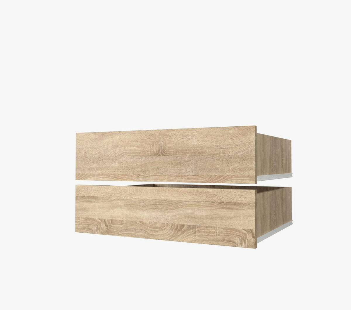 SCHIEBETÜRENSCHRANK - Kleiderschrank MALTESE 120 Sonoma + schubladen - Sonoma Eiche, Holzwerkstoff (120/200/62cm) - Möblo
