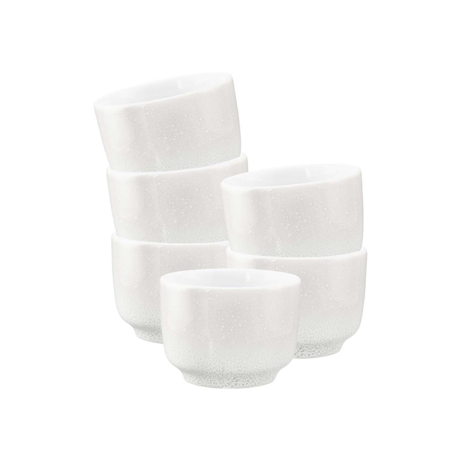 KAFFEETASSEN OHNE HENKEL Sento Home Aura white 210 ml - Weiß, Keramik (0.21L) - Seltmann Weiden