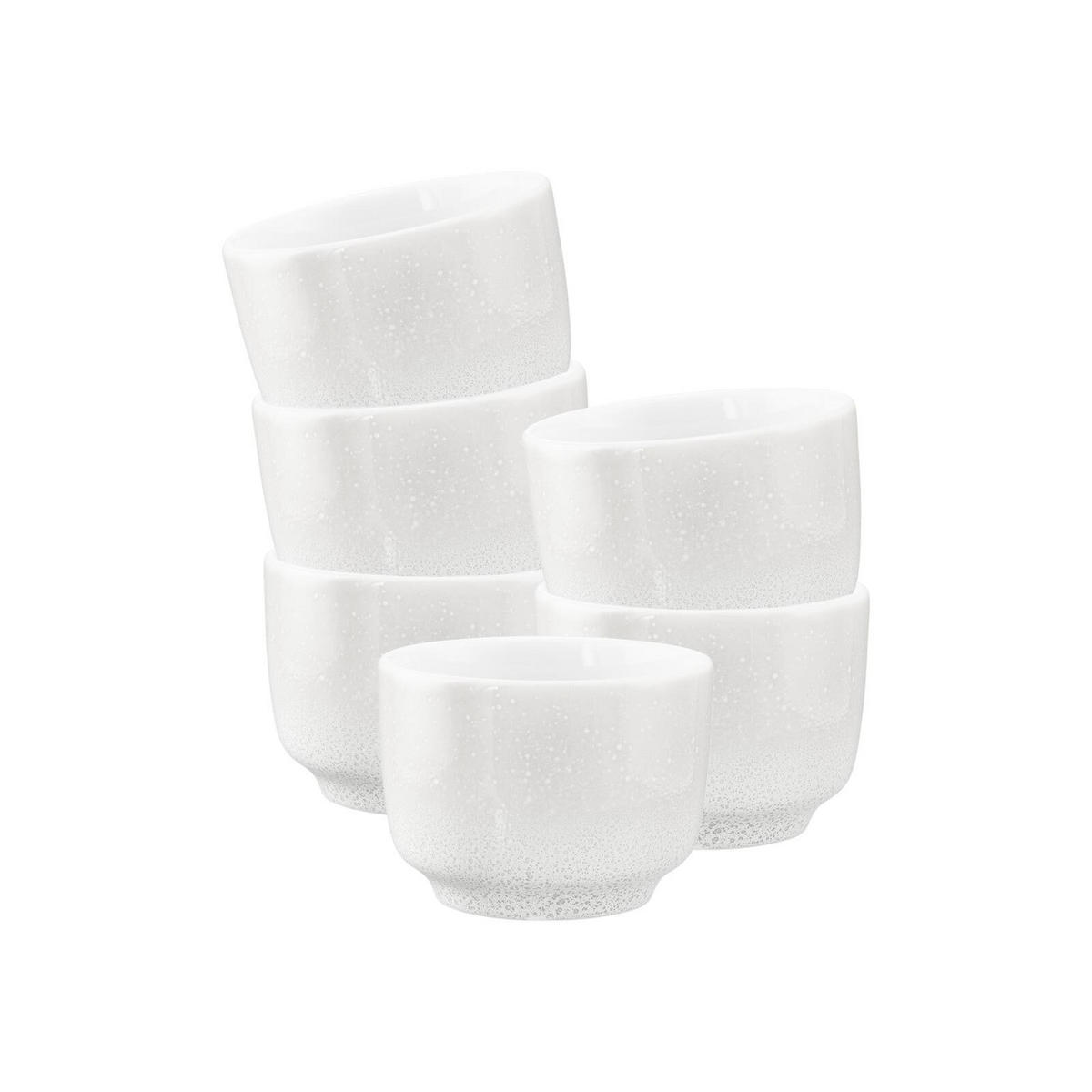 KAFFEETASSEN OHNE HENKEL Sento Home Aura white 210 ml - Weiß, Keramik (0.21L) - Seltmann Weiden