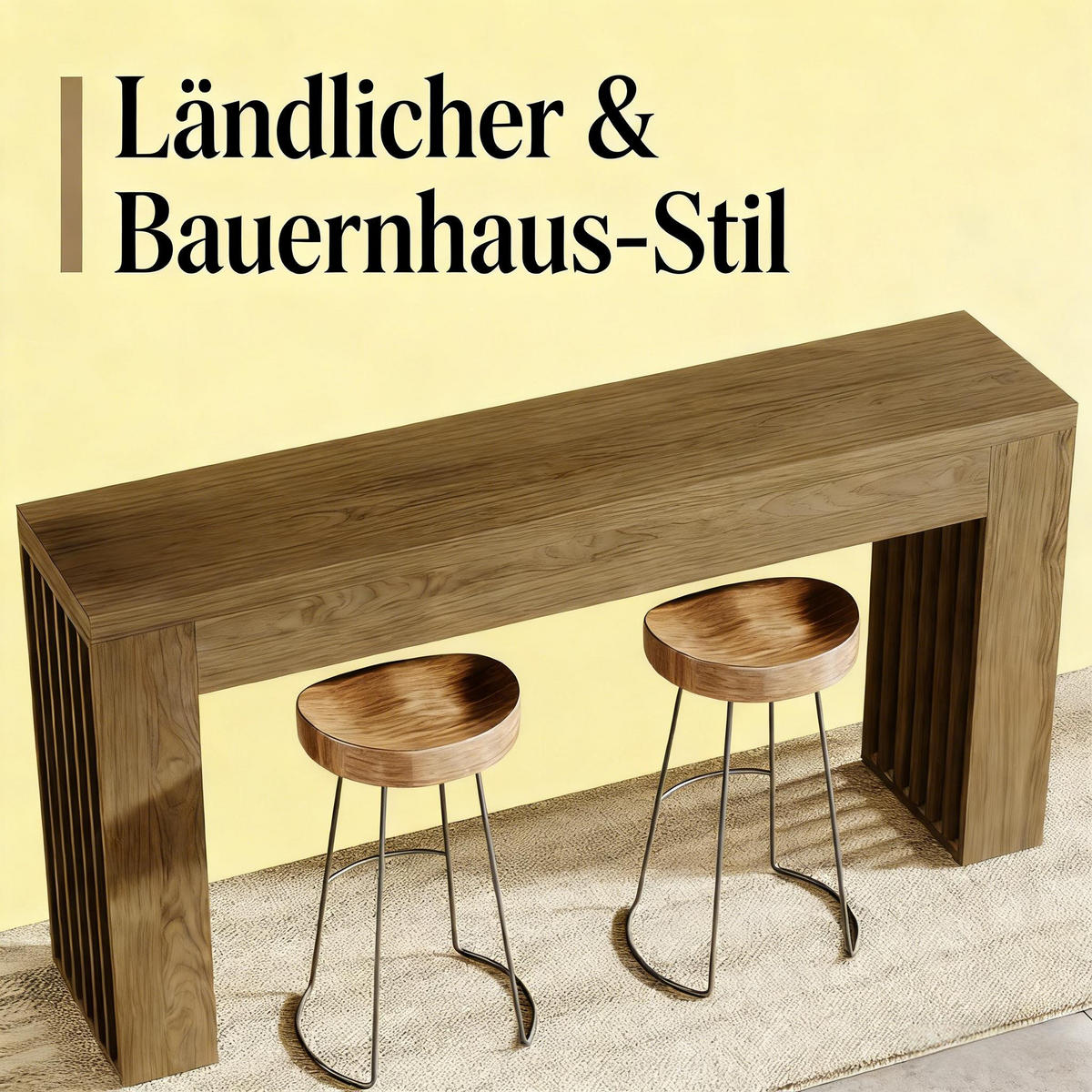 KONSOLETISCH Braun 150/30/80 cm` - Braun, Holzwerkstoff (30/150/80cm) - PANGIVO