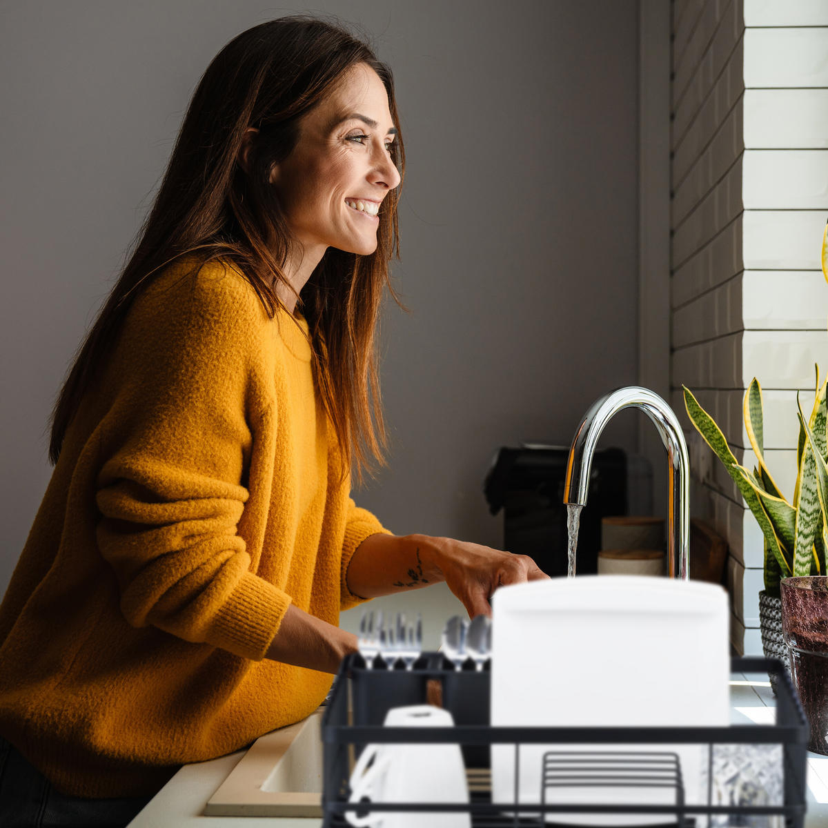 ABTROPFGESTELL - Schwarz, Kunststoff/Metall (42/18/30cm) - Relaxdays