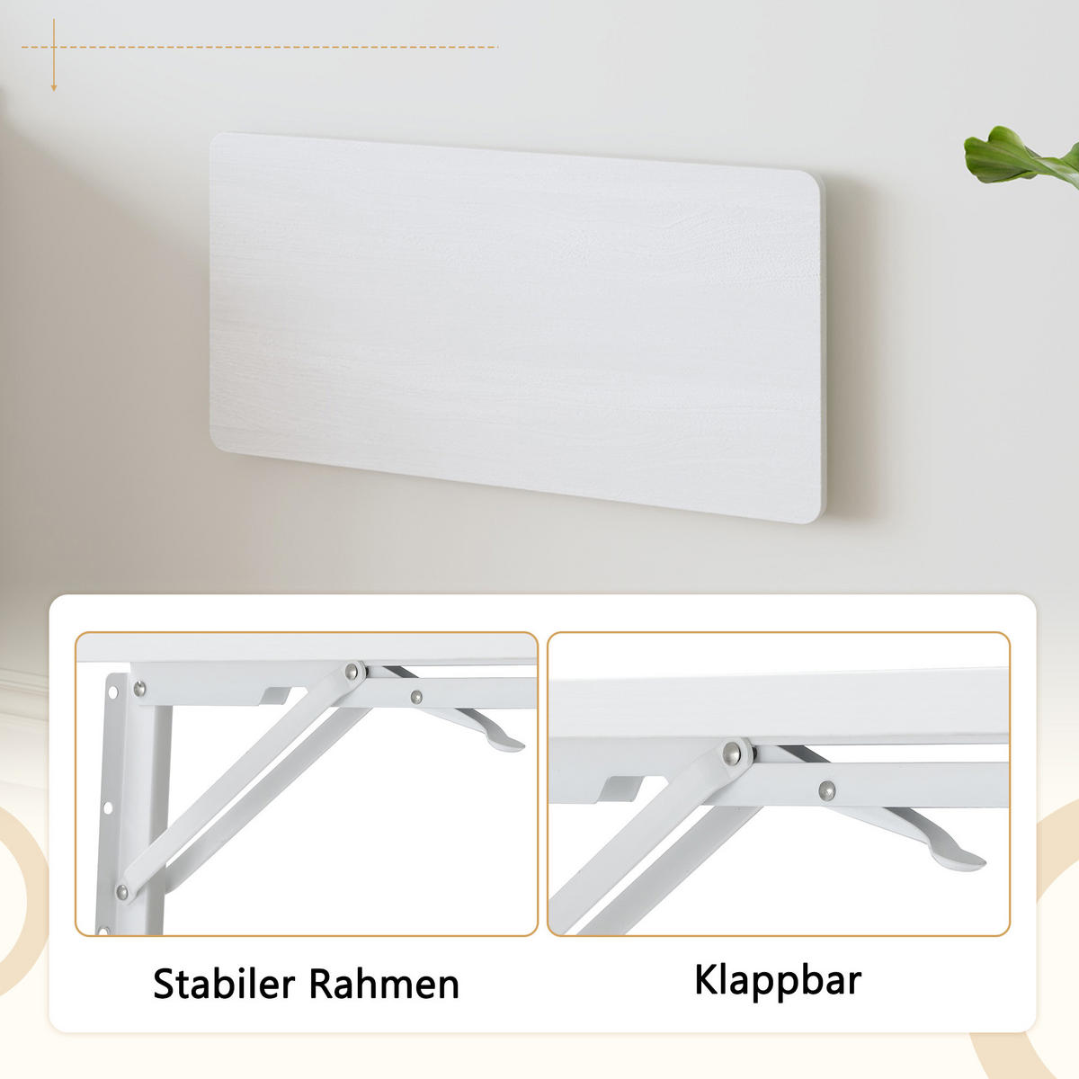 KINDERREGAL Aus MDF mit Stabiler Metallhalterung Platzsparend Für Waschküche Küche Und Badezimmer Weiß - Weiß, Holzwerkstoff (80/18.5/40cm) - EVRYAE