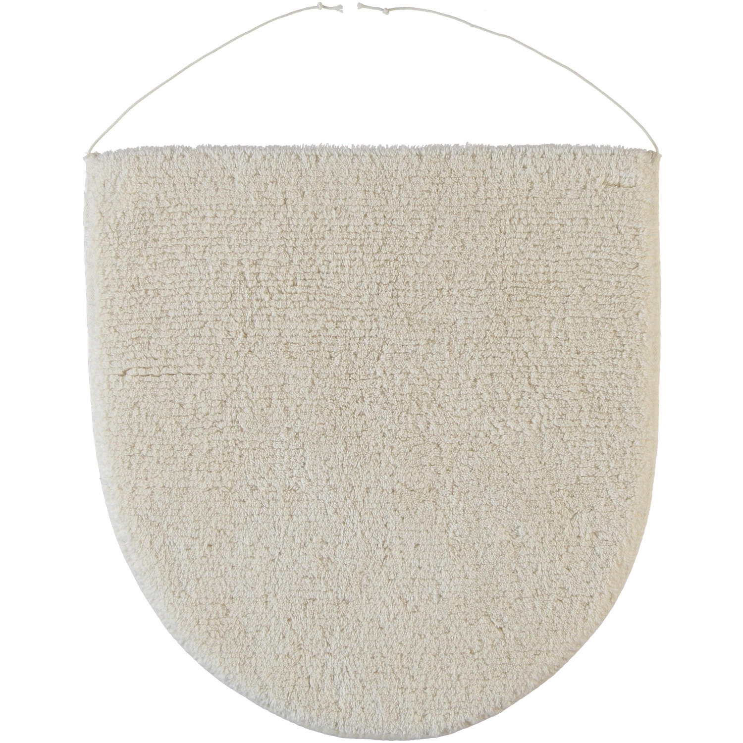 Rhomtuft Wc-Deckelbezug Beige 45x50 cm