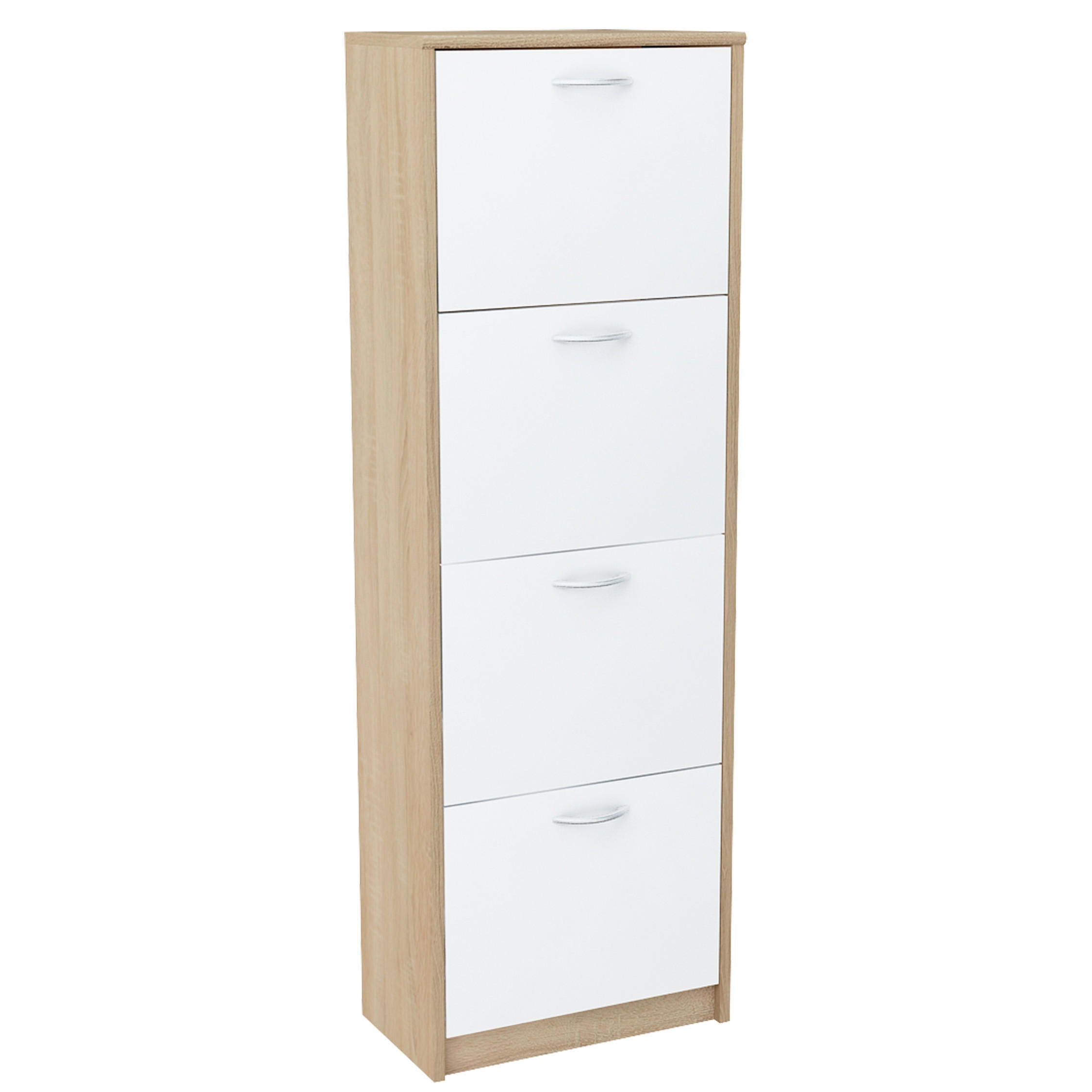 Home Collective BOTNÍK se 4 přihrádkami v barvě Sonoma white