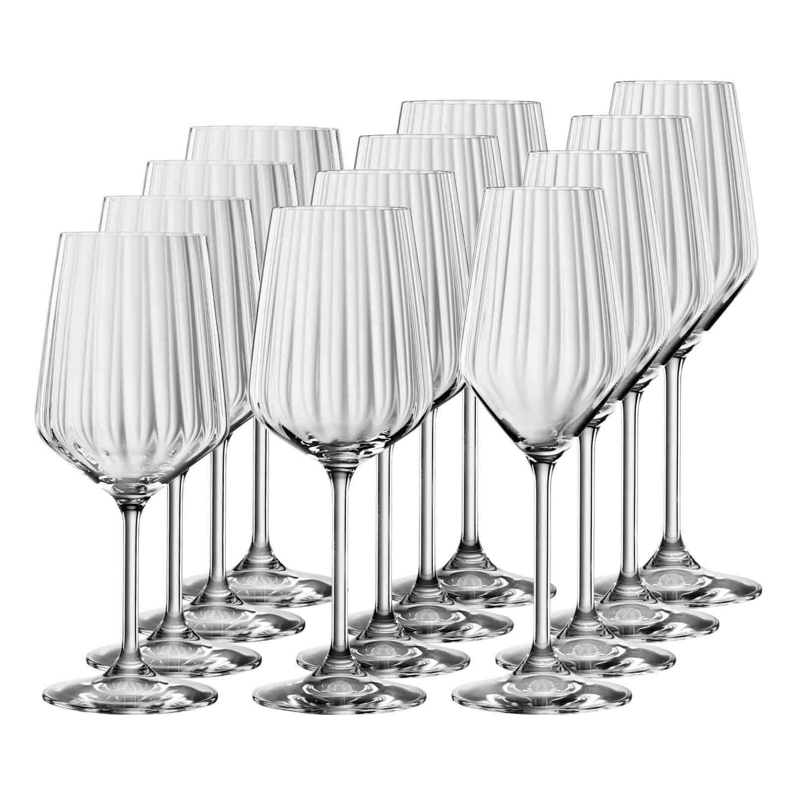 WEIN- & CHAMPAGNERGLÄSER Lifestyle transparent 12er Set - Transparent, Glas - Spiegelau