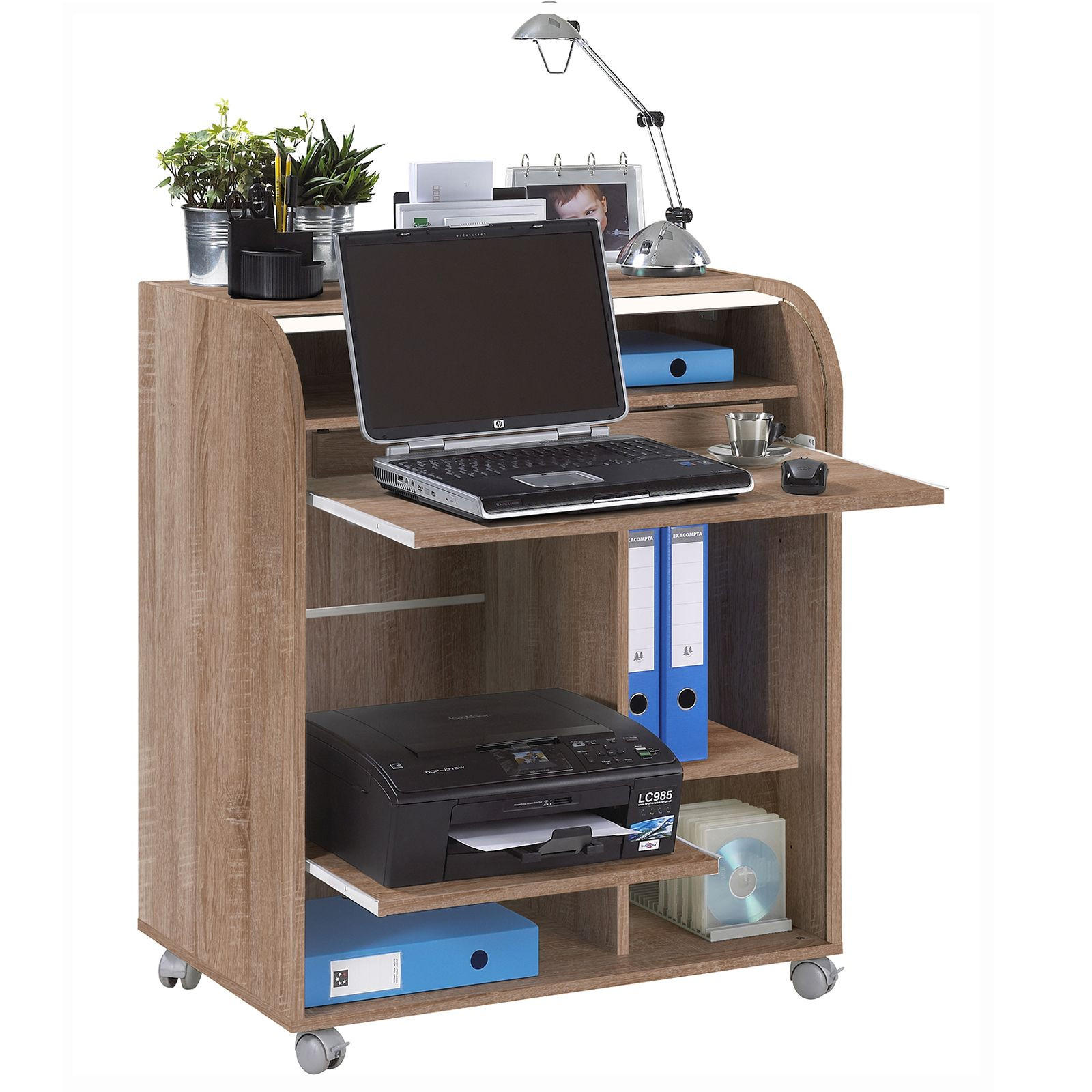 SCHREIBTISCH 54/80/94 cm - Weiß, Holzwerkstoff (54/80/94cm) - Simmob