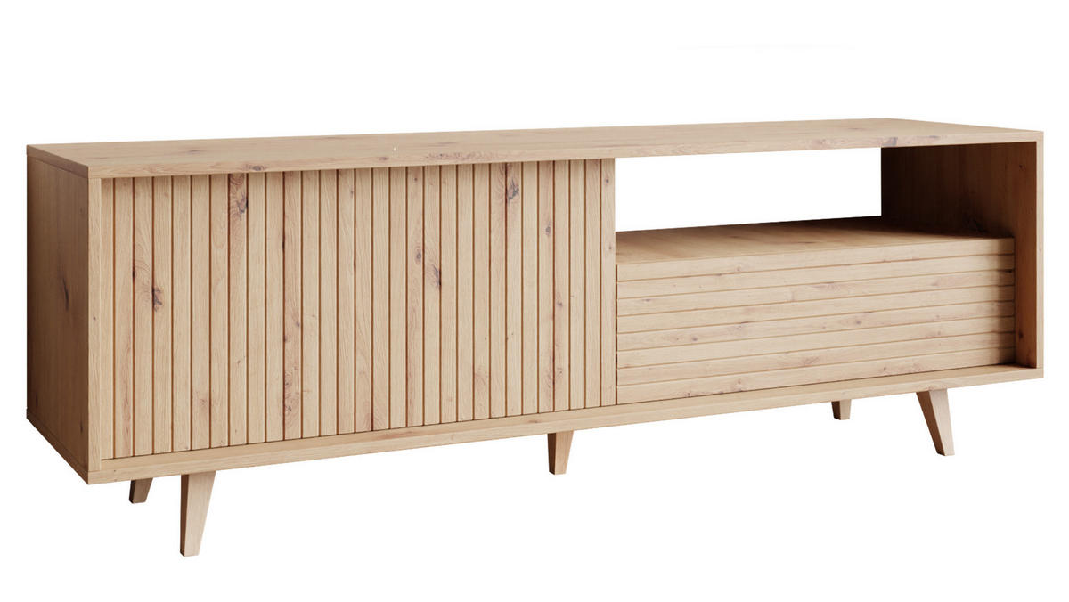 TV-ELEMENT Ferido - Beige, Holzwerkstoff (152/52/40cm) - MIRJAN24