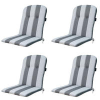 SCHALENSITZKISSEN Banda 96/45 cm 4er-Set - Grau, Textil (45/8/96cm) - Madison