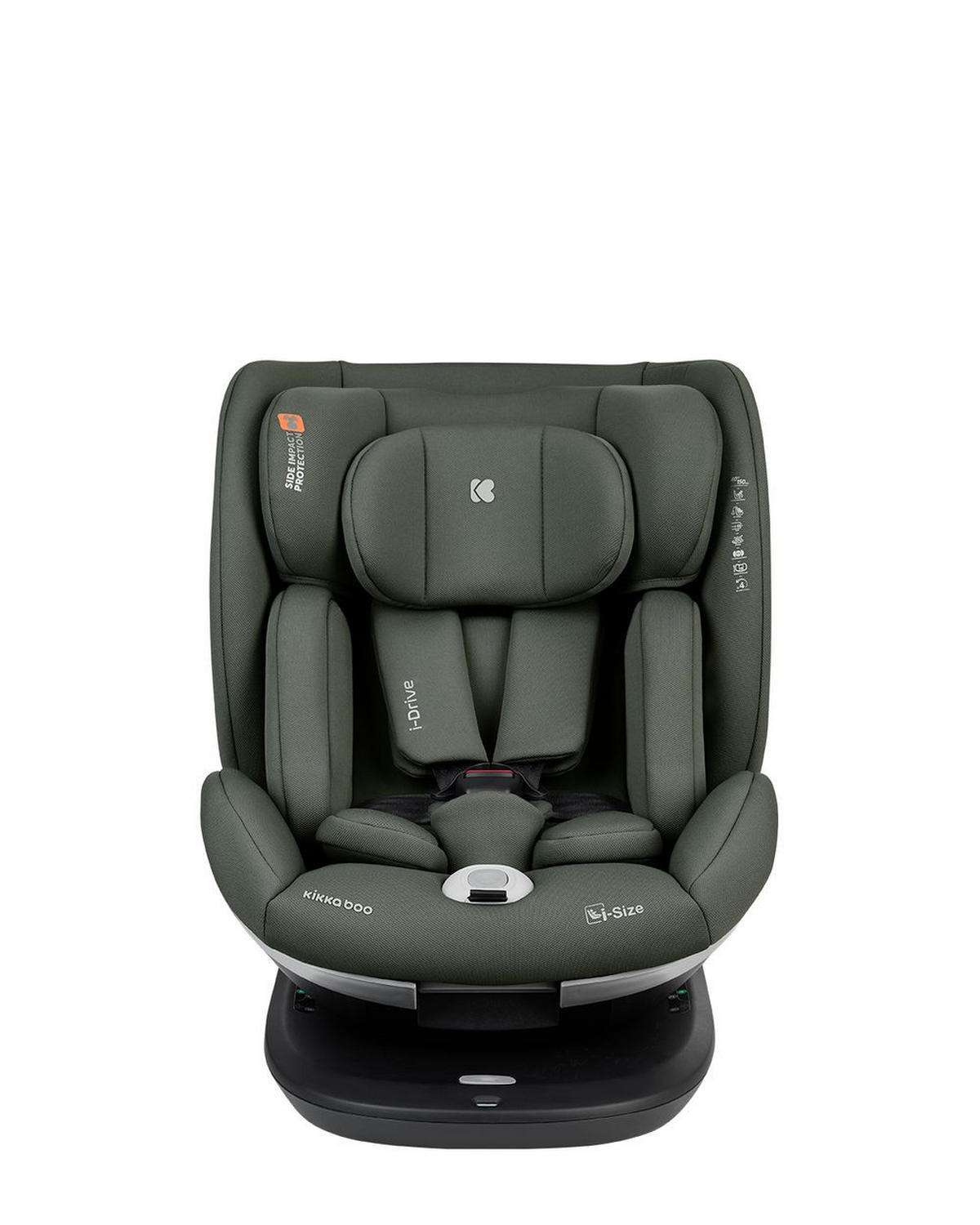 KINDERSITZ i-Drive i-Size grün (40-150cm) Isofix Top Tether, Kopfstütze, SPS - Grün, Kunststoff (44/60/50cm) - Kikka boo