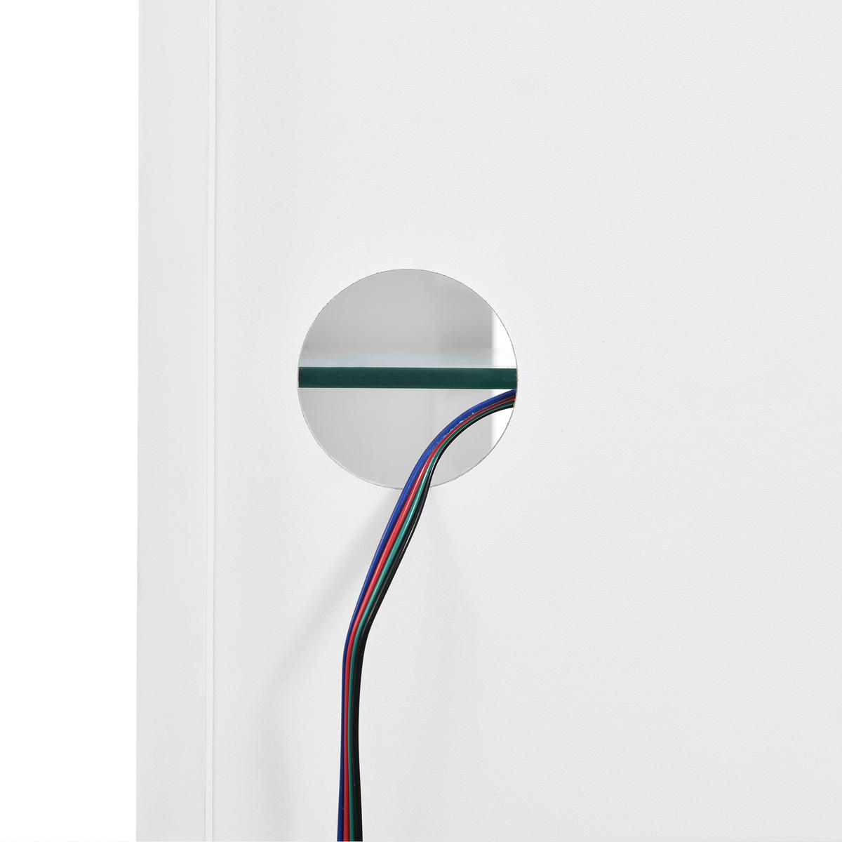 VITRINE, LED-Beleuchtung, 2 Türen, Freistehend, Weiß - Weiß, Holzwerkstoff (35/182/59.5cm) - FLIEKS