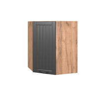 ROHOVÝ VĚŠÁK NA STĚNU Fame-Line Tmavě šedá 57 cm - medově dubová/tmavě šedá, kompozitní dřevo (57/72/34.1cm) - Vicco