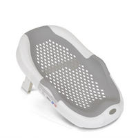 BABYBADEWANNE Badesitz Meshy grau faltbar rutschfest Wanneneinlage ab Geburt - Grau, Kunststoff (30/55cm) - Moni