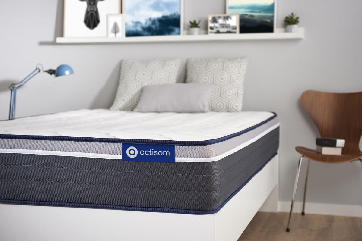 MATRATZE Actimemo plus Memory-Schaum 90 x 200 cm h4 - Weiß, Textil (90/200cm) - ACTISOM
