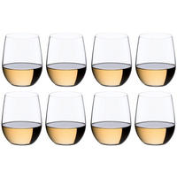 WEISSWEINGLAS O, 8 x Viognier / Chardonnay, hochwertiges Glas, 320 ml - Transparent, Glas (0.32L) - Riedel