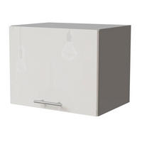 KLAPPHÄNGESCHRANK Essen W4B/45 Weiß Hochglanz / Grau Matt 45 / 32,5 / 36cm - Weiß Hochglanz/Grau, Holz/Holzwerkstoff (45/36/32.5cm) - Feldmann-Wohnen