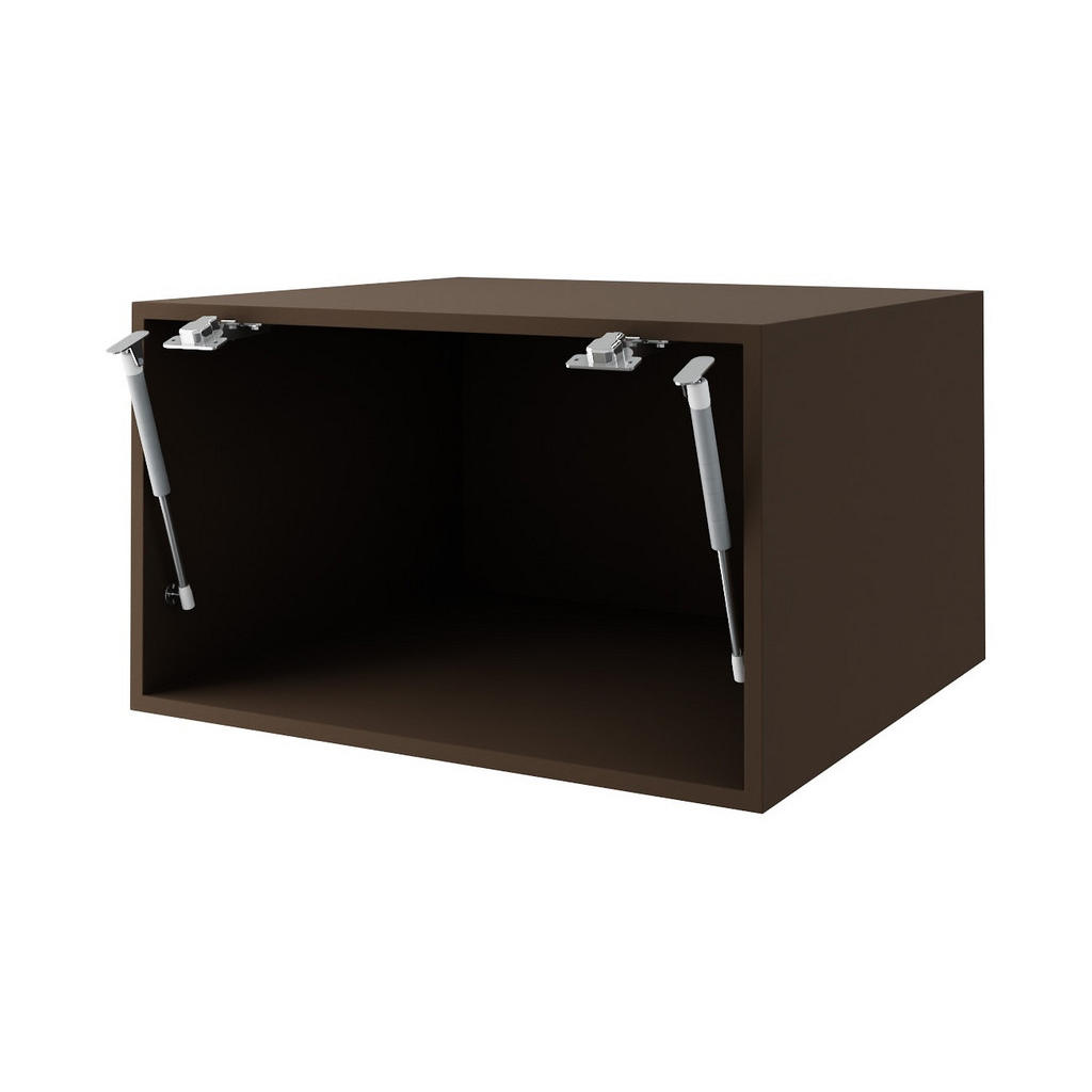 Thumbnail - Feldmann-Wohnen Klapphängeschrank, Creme, Dunkelgrau, Holz, 1 Fächer, Rechteckig, 90x36x59 cm, Küchen, Küchenmöbel, Küch...