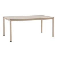 GARTENTISCH, Asta, Sandfarben, Metall / Keramik, 200 x 90 x 74 cm - Sandfarben, Metall (90/200/74cm) - ebuy24